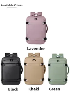 Zaino da viaggio d'affari in quattro colori: rosa, nero, khaki e verde chiaro
