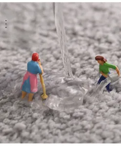 Macro view of gray absorbent microfiber bath mat fibers showing high density texture