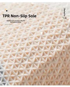 Close-up of TPR rubber backing with star-shaped non-slip texture for cat bath mat