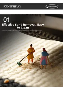 Detail of durable polypropylene loop pile doormat with effective dirt scraping texture