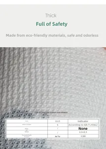 Close-up of thick eco-friendly honeycomb texture fabric for Christmas snowman bath mat