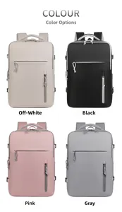 Quattro colori dello zaino porta PC business impermeabile in una vista a griglia chiara