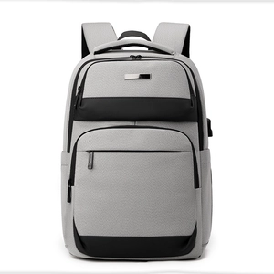 Sac à Dos Business pour Hommes Nylon Imperméable Sacoche pour Ordinateur Portable 15.6 Pouces Avec Port de Charge USB Décontracté Voyage Sac à Jour