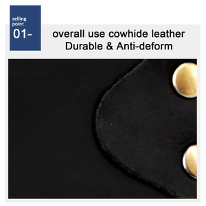 Macro detail of crazy horse leather waist bag with durable stitching and metal rivet