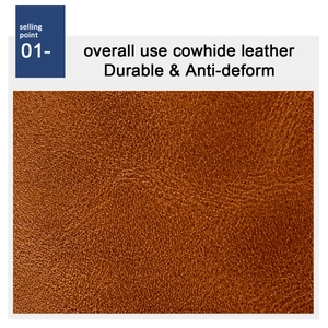 Close-up of premium dark brown cowhide leather texture for RFID wallet durability