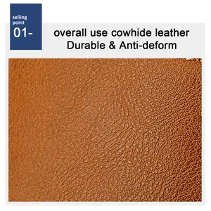 Détail macro de la texture du cuir de vachette véritable montrant le grain naturel