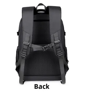 Panel trasero ergonómico de malla transpirable y correas acolchadas en S para la mochila