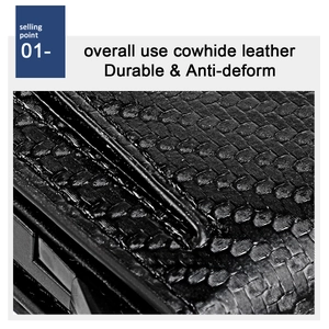 Close-up detail of genuine cowhide leather with a woven texture and durable stitching