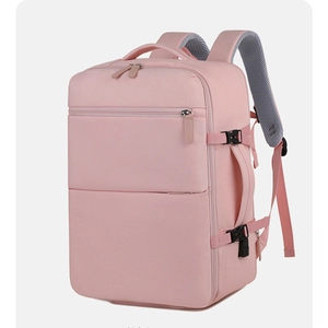 Large Capacity Business Travel Backpack Oxford Cloth Laptop Compartment USB Charging Port Minimalist Men Women