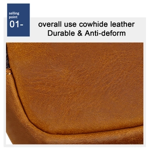 Detailed texture of durable brown cowhide leather for vintage shell coin purses