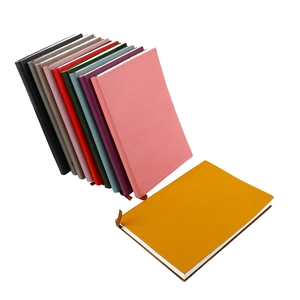Carnets A5 en cuir véritable à motif litchi déclinés en plusieurs couleurs vives