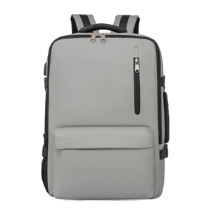 Sac À Dos De Voyage D'Affaires Extensible Grande Capacité Sac Ordinateur Étanche Port USB Minimaliste Professionnel