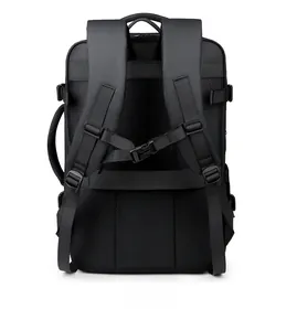 Business backpack with breathable honeycomb mesh back and thickened S-shaped straps