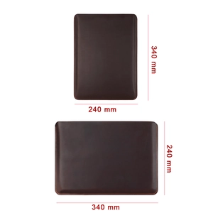 Retro Genuine Leather Laptop Sleeve Case For 13.3 Inch Slim Laptop Bag Business Protective Notebook Computer Cover