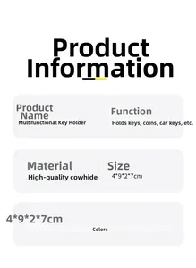 Detailed size and color guide for genuine leather mini coin and key storage pouch