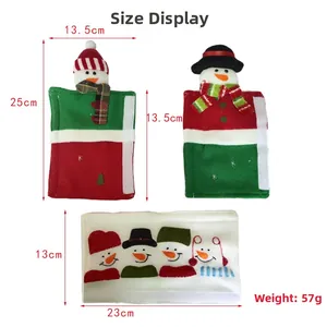 Detaillierte Größenangaben für Weihnachts-Mikrowellengriffabdeckungen, Gewicht 57g