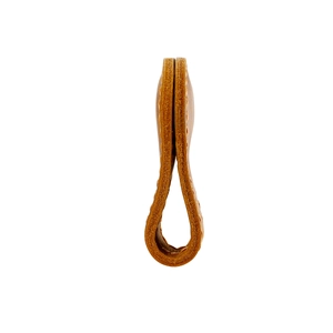 Segnalibro fatto a mano in pelle crazy horse marrone con chiusura magnetica stile vintage