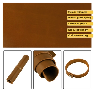 Tapete de escritorio de cuero marrón de 2mm grado Prime A para artesanía y oficina