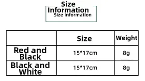 Size specifications for buffalo plaid Christmas bows measuring 15x17cm and weighing 8g