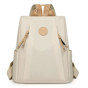 Women Backpack Anti Theft Large Capacity Lightweight Nylon Fashionable Versatile Travel Commuting Minimalist Daypack