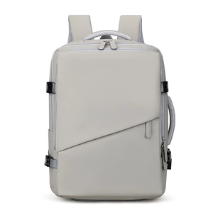 Business Laptop Rucksack Oxford Tuch Erweiterbar Große Kapazität Mit USB Ladeanschluss Reisen Arbeit Minimalistisch Unisex
