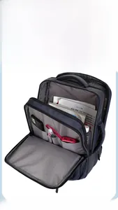 Multi-compartment interior showing laptop sleeve and organized storage for commuting