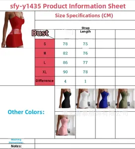Detailed size chart for women's slim fit nightgown with chest and length dimensions