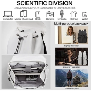 Multi-functional travel laptop backpack for men and women with large capacity compartments