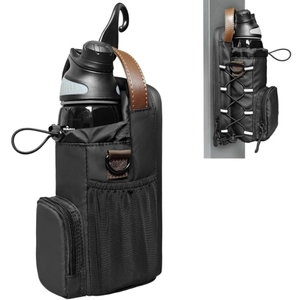 Borsa Porta Borraccia Magnetica Nylon Impermeabile Portatile Palestra Fitness Tattica Sportiva Con Tasca A Rete