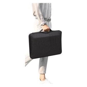 Portable foldable black laptop sun shade hood and outdoor privacy cover for notebook