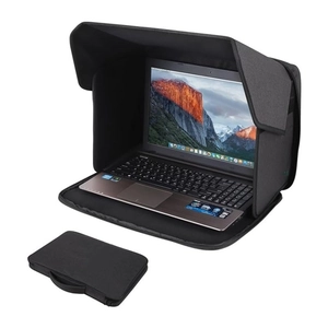 Laptop Sonnenschutz Sichtschutz Faltbare Polyester Hülle Für Outdoor Reisen Anti Reflexion Tragbare Laptoptasche