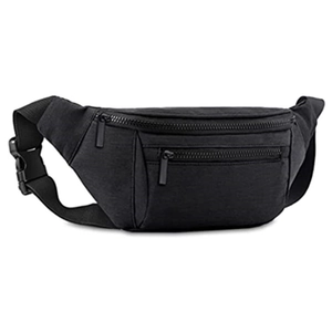 Multifunctional Outdoor Sports Waist Bag Durable Oxford Cloth Lightweight Multi Compartment Belt Bag For Running Hiking Travel