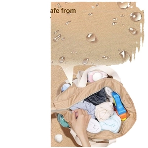 Borsa da spiaggia kaki impermeabile e resistente alla sabbia per viaggi e nuoto
