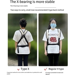 Sac à dos respirant pour chat avec bretelles réglables de type H et de type X