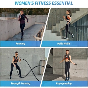 Women's 5-10kg weighted vest for running, walking, strength training and rope jumping