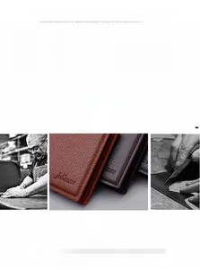 Detailopname van handgemaakte lederen stiksels en de textuur van premium rundleer van de portemonnee