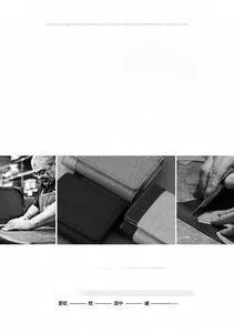 Detail of durable canvas and leather contrast wallet with reinforced stitching