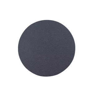 Minimalist white car cup coaster with a premium leather texture and non-slip surface