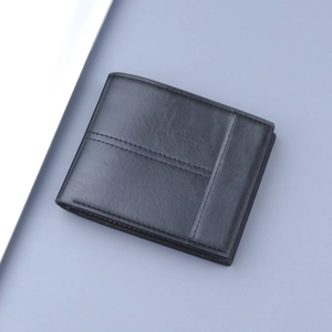 Ανδρικό Vintage Δερμάτινο Πορτοφόλι Bifold Θήκη Επαγγελματικών Καρτών Με Τσέπη Για Κέρματα Και Πολλαπλές Υποδοχές Καρτών