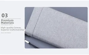 Close-up of gray canvas wallet texture with white stitching and portable wrist strap