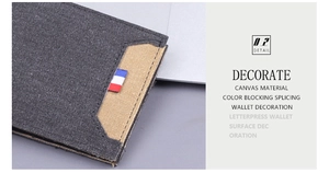 Detail showing high-quality canvas material with color blocking and neat edge stitching