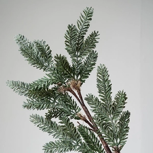 Dunkelgrüne PE-Künstliche Kiefernzweige für Weihnachtsdeko und Heimgestaltung