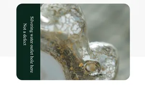Detail of champagne glass Christmas tree showing the textured silver finish and drainage hole