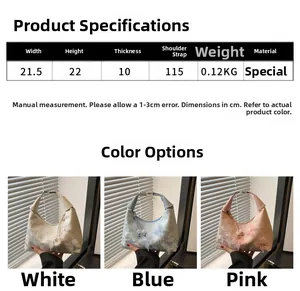Detailed size parameters and lifestyle shots of three jacquard butterfly bags