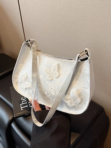 Sac sous le bras en dentelle papillon pour femmes broderie florale sac à bandoulière rétro petit fourre-tout cadeau fête