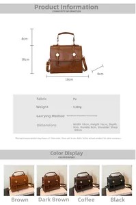 Detailansicht der stylischen PU-Ledertasche mit Sternprägung und verstellbarem Gurt