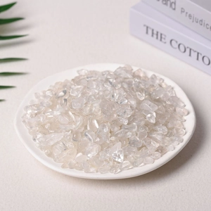 Natural Crystal Crushed Stones Irregular Polished Mineral Rocks For Home Office Decor Gardening Vase Filler Reiki Healing Meditation