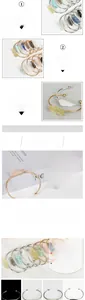 Detailed close-up of handmade wire-wrapped crystal stone bracelet with adjustable band