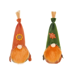 Thanksgiving gnome faceless doll plush autumn scarecrow home desktop window decoration