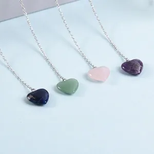 Segnalibro Piuma In Metallo Con Pendente Cuore Pietra Naturale Cristallo Ametista Quarzo Rosa Accessorio Lettura Regalo